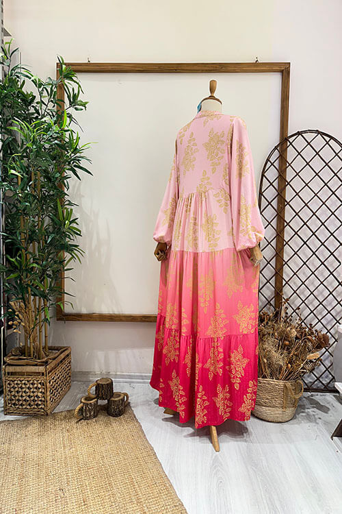 AÇELYA SİMLİ ELBİSE Pembe - 3