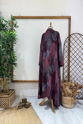 CİRCLE PANTOLON TAKIM Bordo - 4