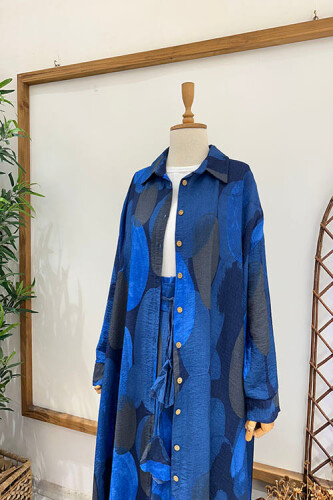 CİRCLE PANTOLON TAKIM Saks - 2