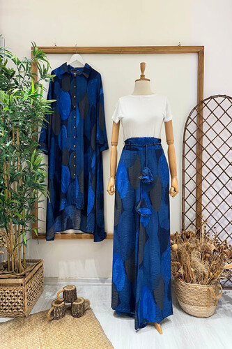 CİRCLE PANTOLON TAKIM Saks - 4