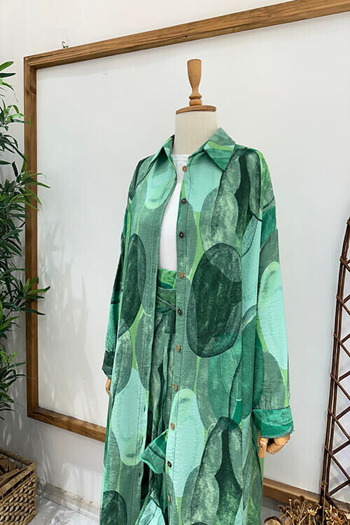 CİRCLE PANTOLON TAKIM Yeşil - 2