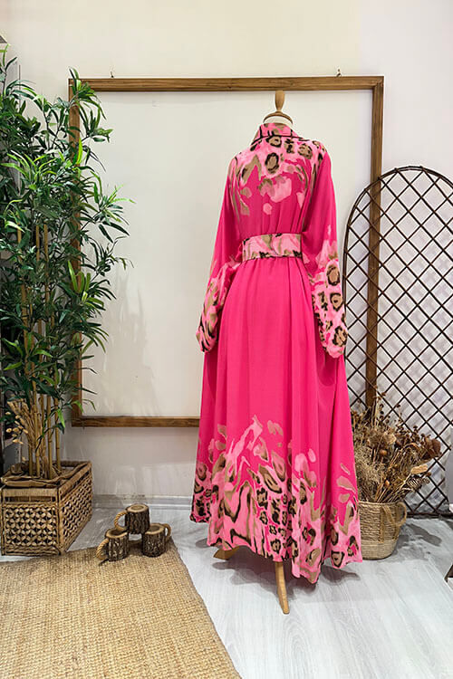 LİON GÖMLEK ELBİSE Pembe - 3