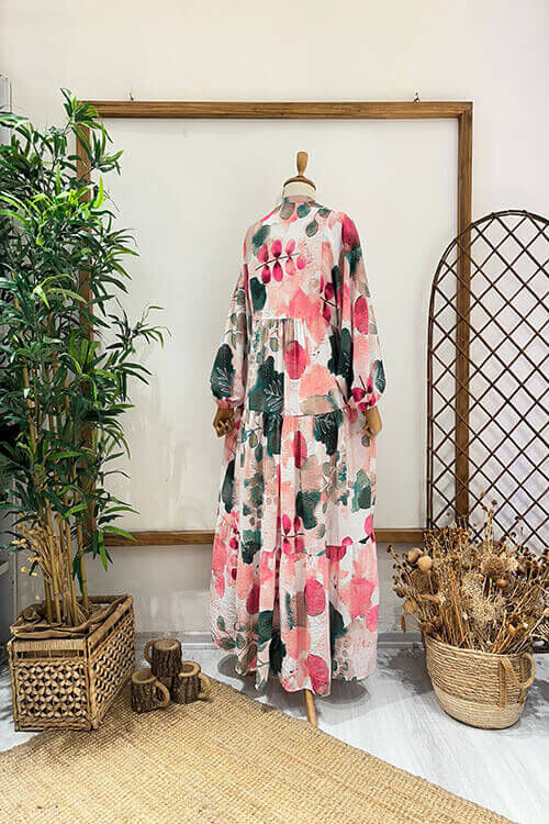 ROSE ELBİSE Pembe - 4