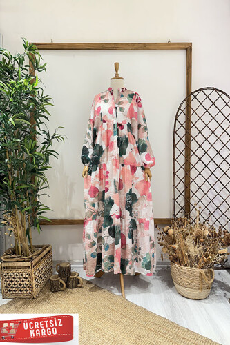 ROSE ELBİSE Pembe - 1