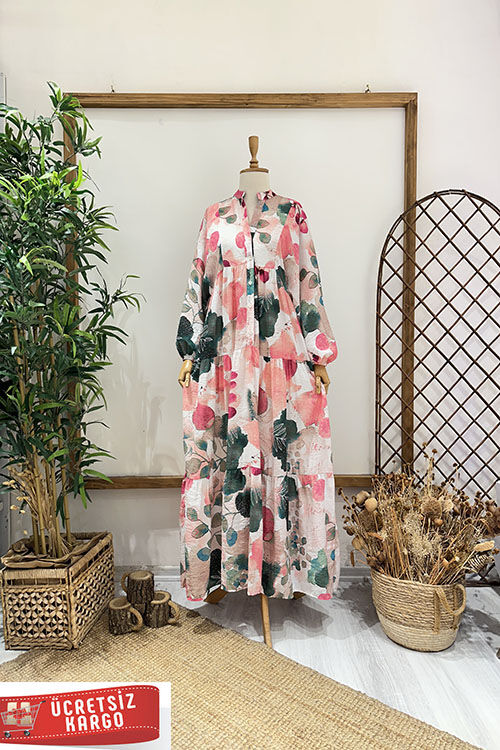 ROSE ELBİSE Pembe - 1