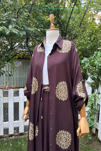 TURA PANTPOLON TAKIM Kahve - 2